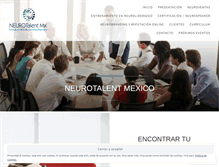 Tablet Screenshot of neurotalentmx.com